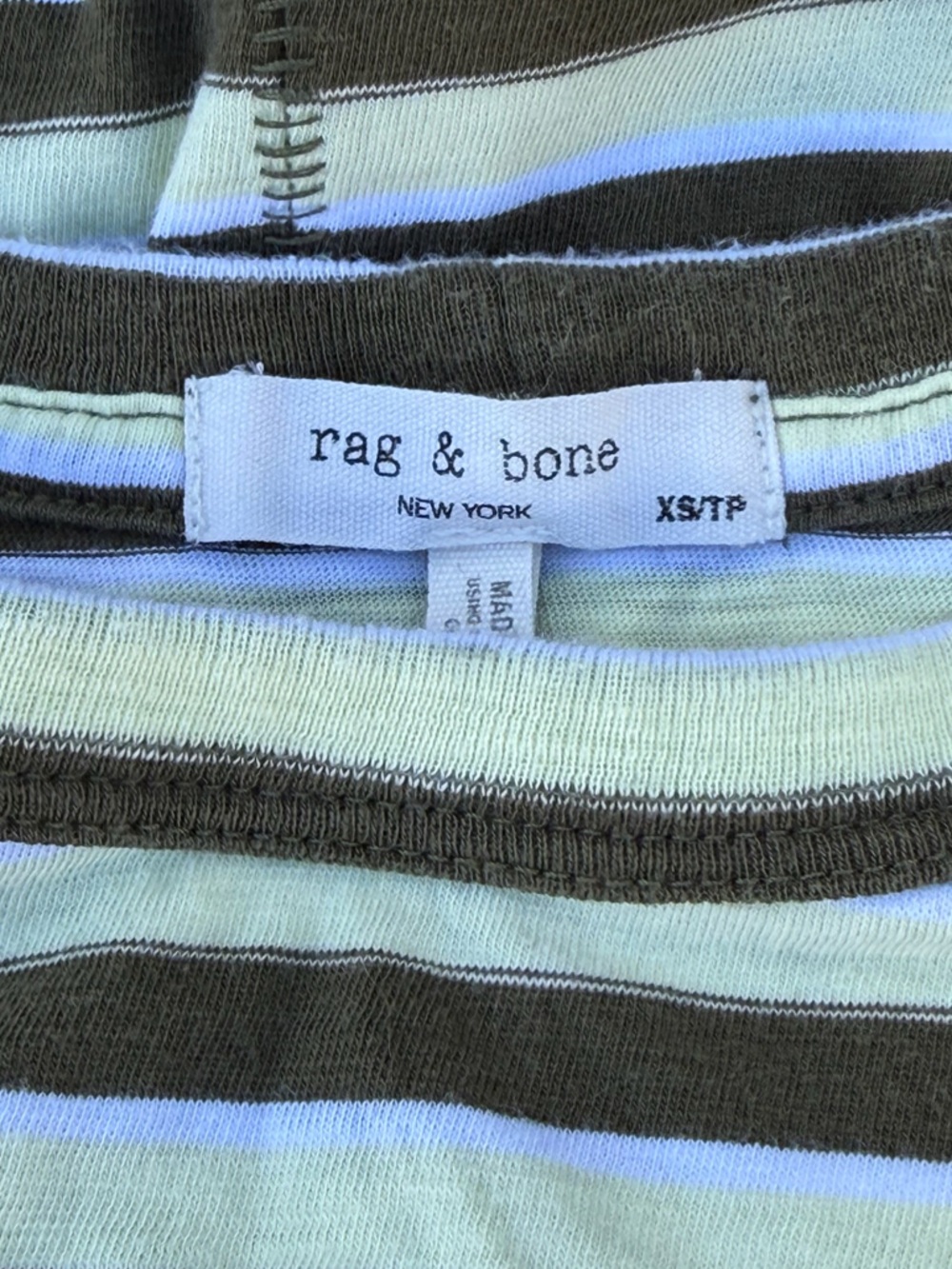 Rag & Bone classic "The Slub" short-sleeve t-shirt - size XS - Picture 2 of 5